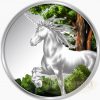 2014 Tokelau Unicorn Colored Proof 1 Oz Silver Coin