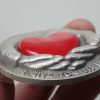 I GIVE YOU MY HEART - EMOTIONS SERIES - 4MM MAX RELIEF - 2016 3 oz Pure Silver Coin - Antique - Niue Island