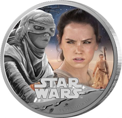 2016 1 oz Silver Coin - Star Wars: The Force Awakens - Rey