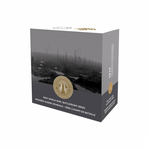 *THE BATTLE OF PASSCHENDAELE - FIRST WORLD WAR: BATTLEFRONT SERIES – 2017 $20 1 oz Fine Silver Coin - Royal Canadian Mint