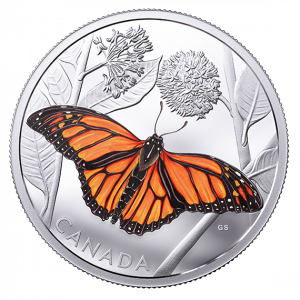 MONARCH MIGRATION - 2017 $50 3 oz Fine Silver Coin - Royal Canadian Mint