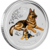 YEAR OF THE DOG COLLECTION - AUSTRALIAN LUNAR SILVER COIN SERIES II - 2018 1 x 4 oz Silver Typest