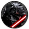 ** FREE SHIPPING ** DARTH VADER  - 2017 1 oz Pure Silver Coin - Black Ruthenium and Color