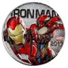 IRONMAN - MARVEL LIGHT-UPS - ILLUMINATING COIN SERIES - 2017 Silver Plated $0.50 Coin - Fiji