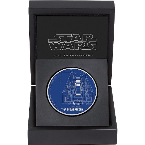 T-47 SNOWSPEEDER™ - STAR WARS SHIPS - 2017 1 oz Pure Silver Coin - NZ Mint