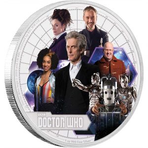 DOCTOR WHO - 2017 1 oz Fine Silver Coin - Niue - NZ Mint