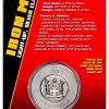 IRONMAN - MARVEL LIGHT-UPS - ILLUMINATING COIN SERIES - 2017 Silver Plated $0.50 Coin - Fiji