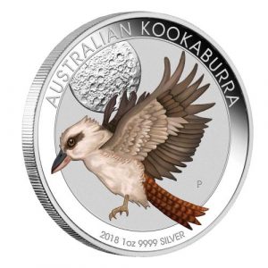 AUSTRALIAN KOOKABURRA - WORLD MONEY FAIR - 2018 1 oz Pure Silver Proof Coin - Perth Mint