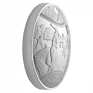 180th Anniversary of Canadian Baseball 2018 $25 Pure Silver Convex Coin - Royal Canadian Mint