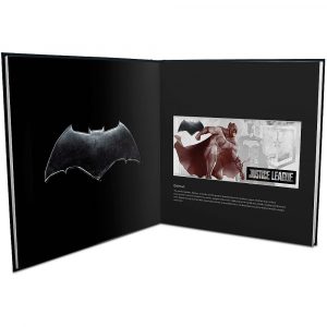 BATMAN - JUSTICE LEAGUE SERIES - 2018 5 Grams $1 Fine Silver Bank Note - Plus Collectors Album - Niue - NZ Mint