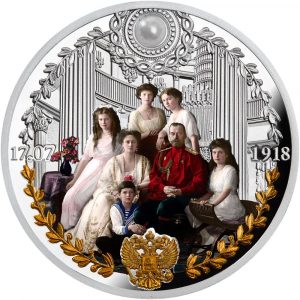 IN MEMORY OF THE ROMANOV FAMILY - 2018 1 oz Pure Silver Coin - Republic of Cameroon - Mint of Poland