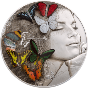 EXOTIC BUTTERFLIES - DREAM EDITION - 2018 $20 5 oz Pure Silver Coin - Palau - Coin Invest Trust