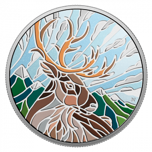 CARIBOU - CANADIAN MOSAICS - 2018 $20 1 oz Fine Silver Coin – ROYAL CANADIAN MINT