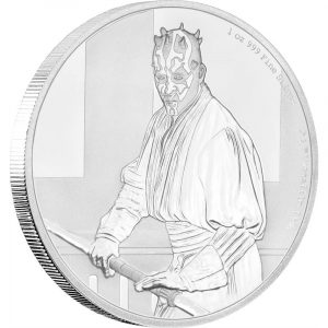 DARTH MAUL - STAR WARS - 2018 1 oz Fine Silver Coin - NIUE - NZ Mint