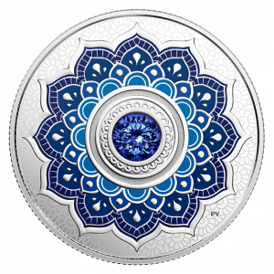 SEPTEMBER - BIRTHSTONES - 2018 $5 1/4 oz Fine Silver Coin – ROYAL CANADIAN MINT