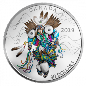 FANCY DANCE - 2019 $30 2 OZ FINE SILVER COIN – ROYAL CANADIAN MINT