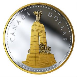 RENEWED SILVER DOLLAR: THE NATIONAL WAR MEMORIAL - 2018 $1 2 OZ FINE SILVER COIN – ROYAL CANADIAN MINT