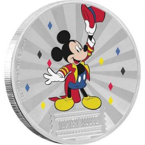 MICKEY MOUSE - MICKEY MOUSE & FRIENDS CARNIVAL - 2019 1 oz Pure Silver Coin - Niue - NZ Mint