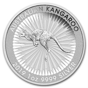 AUSTRALIAN KANGAROO - 2019 1 oz Pure Silver Coin - Perth Mint