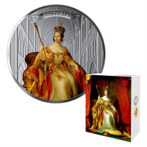 QUEEN VICTORIA: 200TH ANNIVERSARY OF HER BIRTH – 2019 $50 5 oz Fine Silver Coin – ROYAL CANADIAN MINT