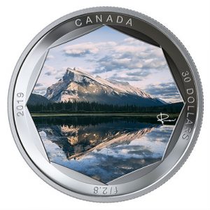 PETER MCKINNON PHOTO SERIES: MOUNT RUNDLE – 2019 $30 2 OZ FINE SILVER COIN – ROYAL CANADIAN MINT