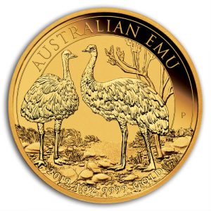 EMU - 2019 Australia 1 oz Fine Gold BU Coin - Perth Mint