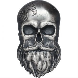 BIKER SKULL - 2019 1 oz Pure Silver Coin - Palau - Coin Invest Trust