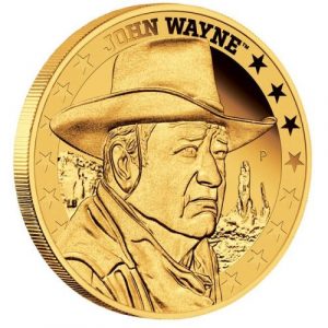 JOHN WAYNE  - 2020 1/4 oz  Fine Gold Proof Coin - Perth Mint - Tuvalu