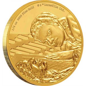 LANDO CALRISSIAN - STAR WARS CLASSIC - 2020 1/4 oz $25 Pure Gold Coin - NIUE - NZ MINT