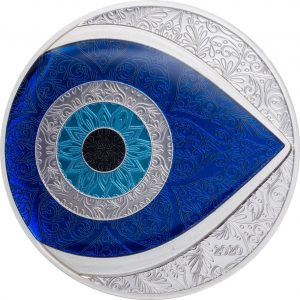 EVIL EYE - 2020 $5 1 oz Pure Silver Coin - Palau - Coin Invest Trust