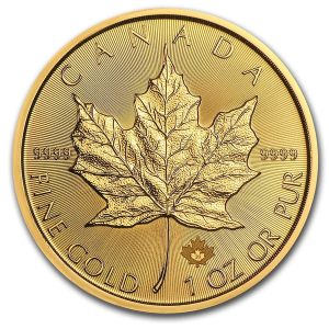 GOLD MAPLE LEAF - 2020 1 oz Pure Gold Coin - Royal Canadian Mint