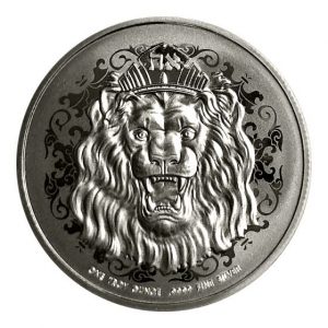 ROARING LION - 2020 1 oz $2 NZD Silver Bullion Coin - NIUE