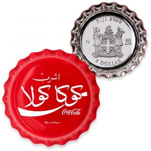 EGYPT COCA-COLA BOTTLE CAP - GLOBAL EDITION - 2020 6 Gram $1 Pure Silver Coin - FIJI