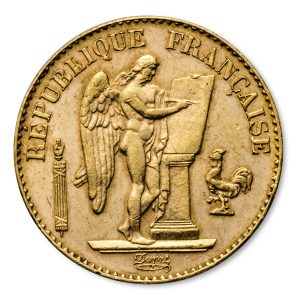 LUCKY ANGEL - RANDOM YEAR (1871-1898) 20 Francs Gold Coin - France