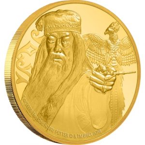 ALBUS DUMBLEDORE - HARRY POTTER - 2020 1 oz Pure Gold Proof Coin - Niue - NZ Mint