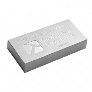 100 oz Pan American Silver Corp. Old Style Silver Bar