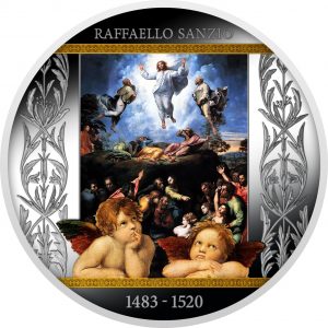 TRANSFIGURATION OF JESUS - 500TH ANNIVERSARY OF THE DEATH OF RAPHAEL - 2020 500 Francs CFA Pure Silver Coin  - Mint of Poland - Republic of Cameroon