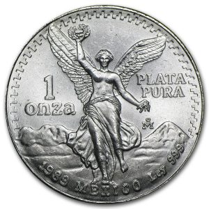 LIBERTAD - MEXICO - 1989 1 oz Pure Silver Coin