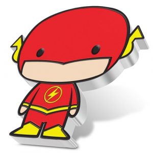 THE FLASH - CHIBI COIN COLLECTION DC COMICS SERIES - 2020 1 oz Pure Silver Proof Coin - Niue - NZ Mint