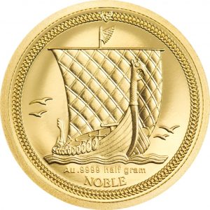 1/64 NOBLE - 2020 0.5 Gram .9999 Pure Gold Coin - Isle of Man - Coin Invest Trust