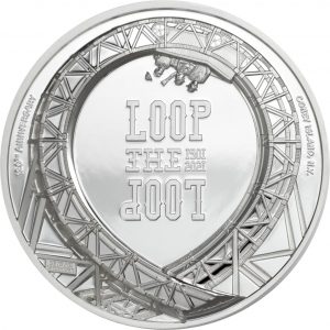 LOOP THE LOOP CONEY ISLAND - 2021 1 oz Pure Silver Smartminting Coin - Cook Islands - Coin Invest Trust