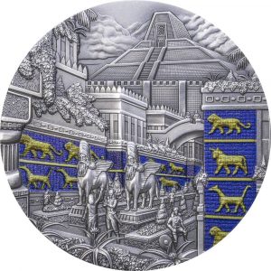 BABYLON - LOST CIVILIZATIONS - 2021 $10 2 oz Pure Silver High Relief Coin - Palau