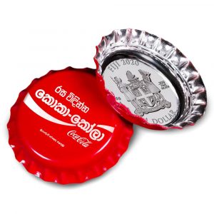 SRI LANKA COCA-COLA BOTTLE CAP - GLOBAL EDITION - 2020 6 Gram $1 Pure Silver Coin - FIJI