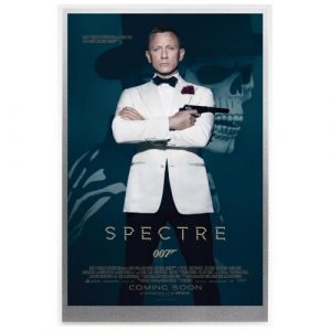 JAMES BOND MOVIE POSTER SPECTRE - 2020 5 Gram Pure Silver Foil - Perth Mint