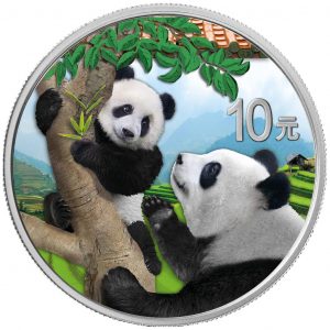 PANDA DAY COLOR - 2021 30 Grams Silver Coin in Capsule with COA - China