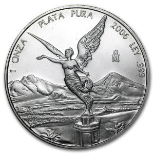 LIBERTAD - MEXICO - 2006 1 oz Pure Silver Coin **PRE-OWNED**