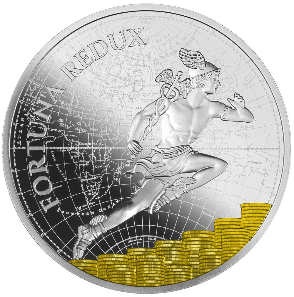 FORTUNA REDUX - 2020 $1 1 oz Pure Silver Coin  - Mint of Poland - Niue