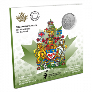 ARMS OF CANADA - MOMENTS TO HOLD - 2021 $5 FINE SILVER COIN - Royal Canadian Mint