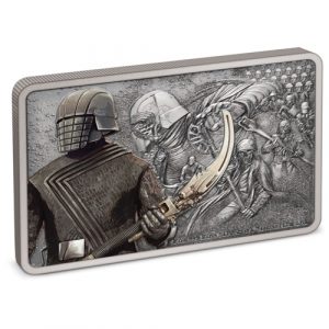 KNIGHTS OF REN - STAR WARS GUARDS OF THE EMPIRE - 2021 1 oz Fine Silver Antiqued Coin - Niue - NZ Mint