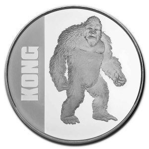 KING KONG - GODZILLA VS KONG - 2021 1 oz Pure Silver BU Coin - Niue